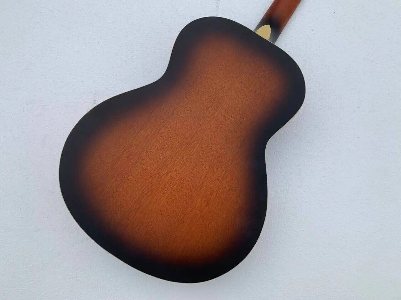 Sunburst Dobro Resonator Guitar DIY Project, Maple Neck, Rosewood Fingerboard