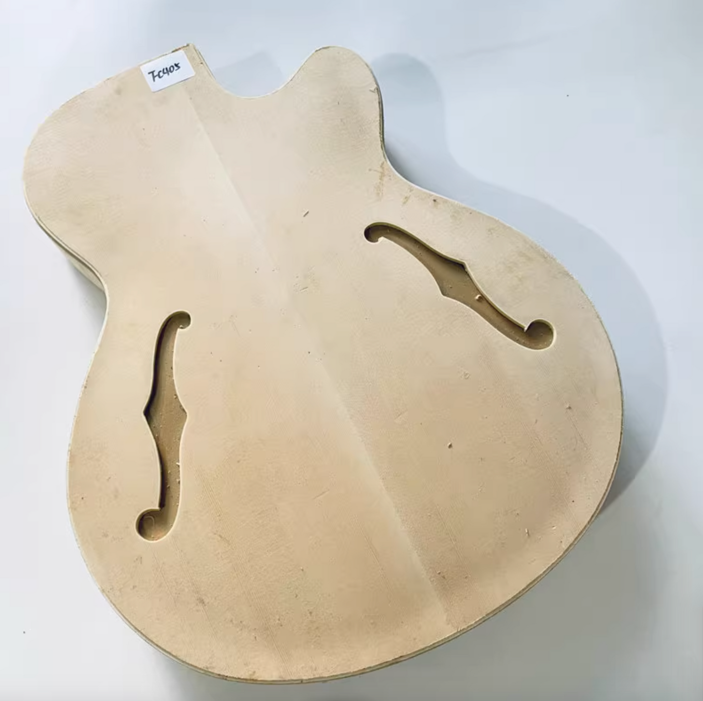 Single Cut Hollow Jazz Guitar Unfinished Body DIY Project