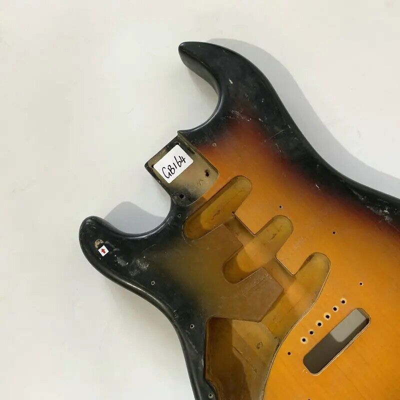 Sunburst Left Handed Basswood Guitar Body Fit Stratocaster Strat