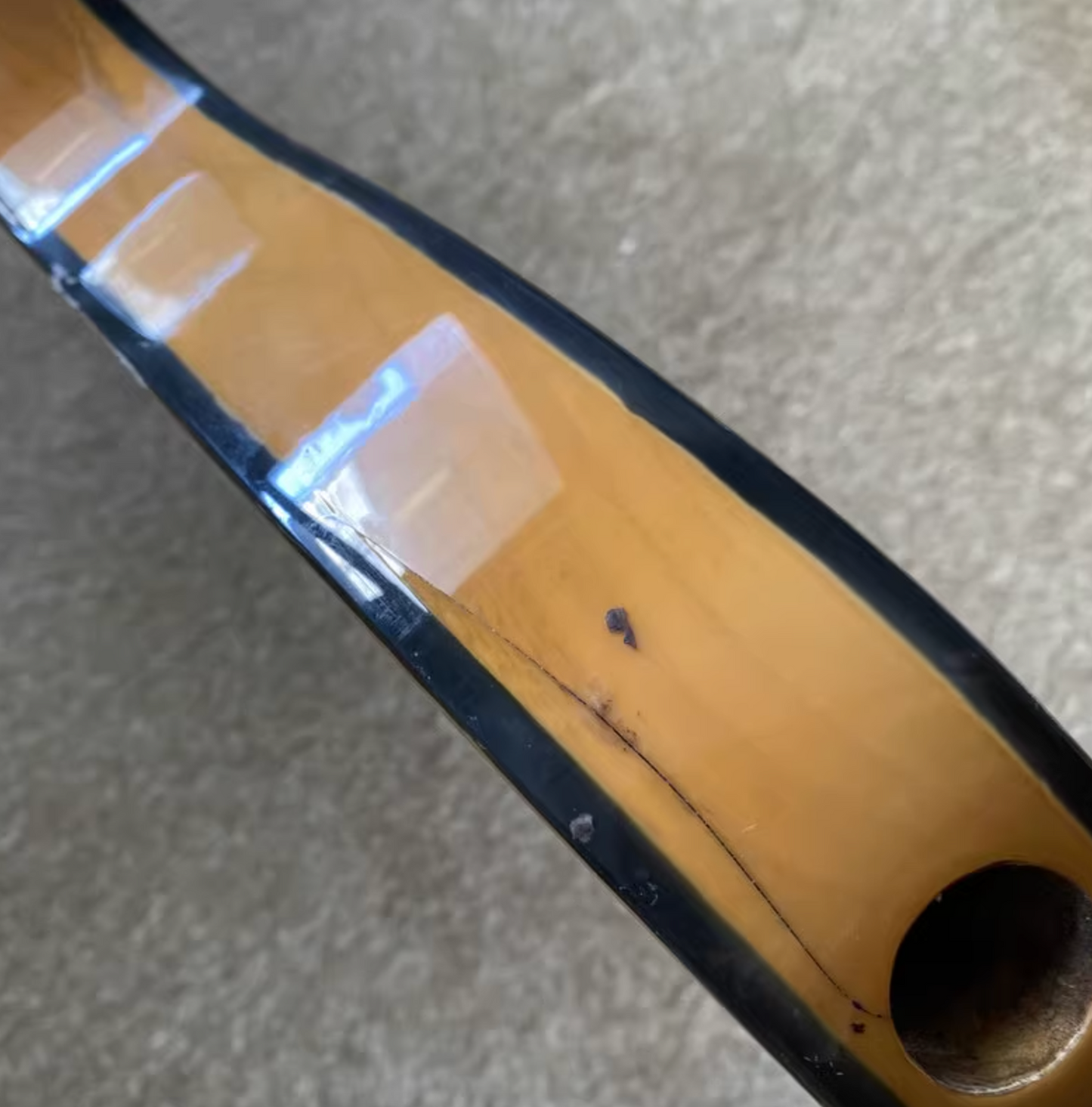 Ash Wood Guitar Single Cut Body with Tiger Maple Top Fit Telecaster Tele