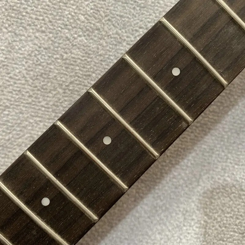 JSZ Maple Wood Black Guitar Neck, Rosewood 22 Frets Fingerboard