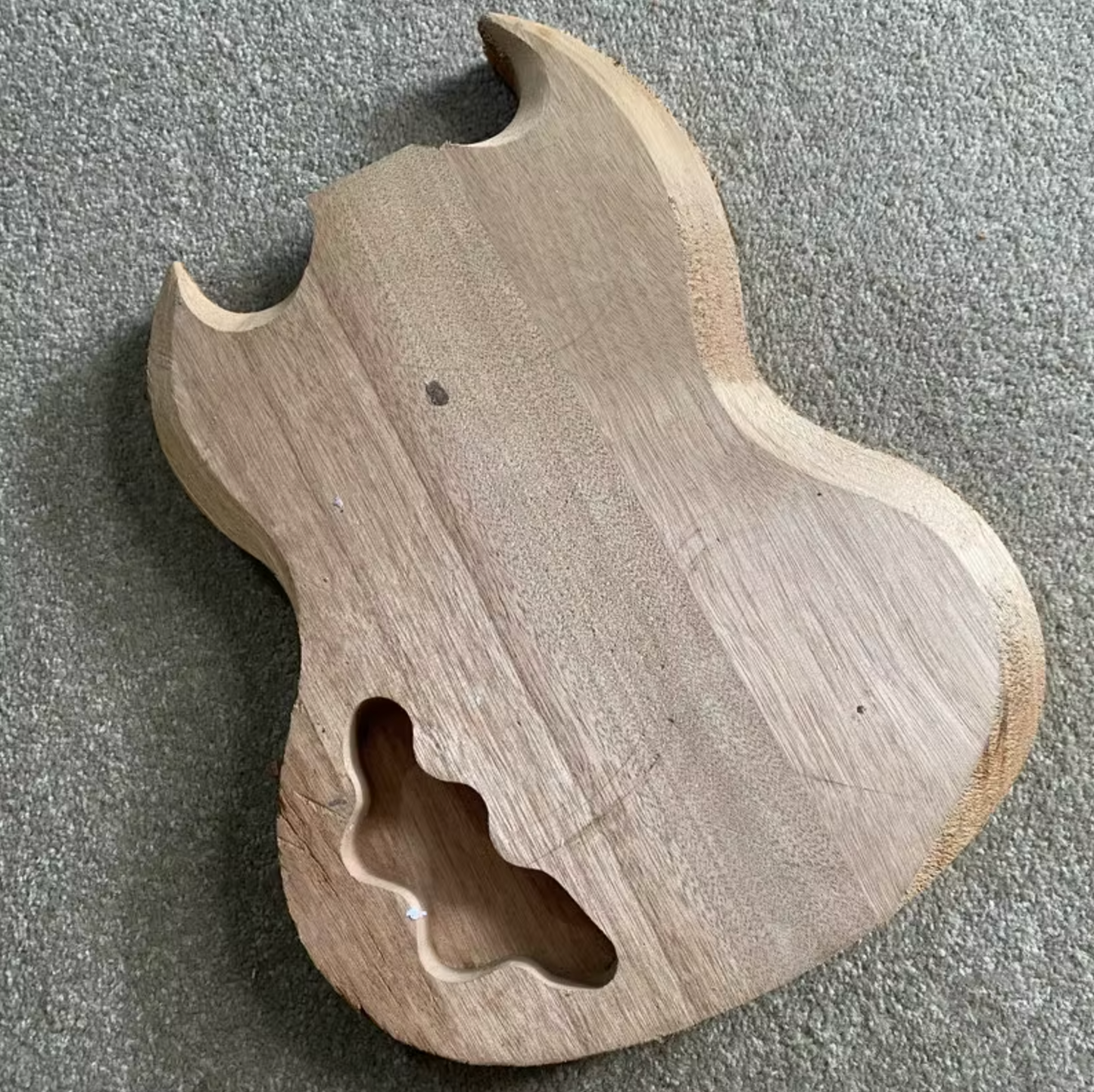 HHH Mahogany Wood Unfinished Guitar Body Fit SG Guitars