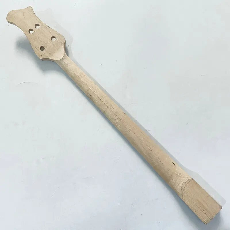 DIY Project Maple Wood 4 String Bass Neck, Rosewood 21 Frets Fingerboard