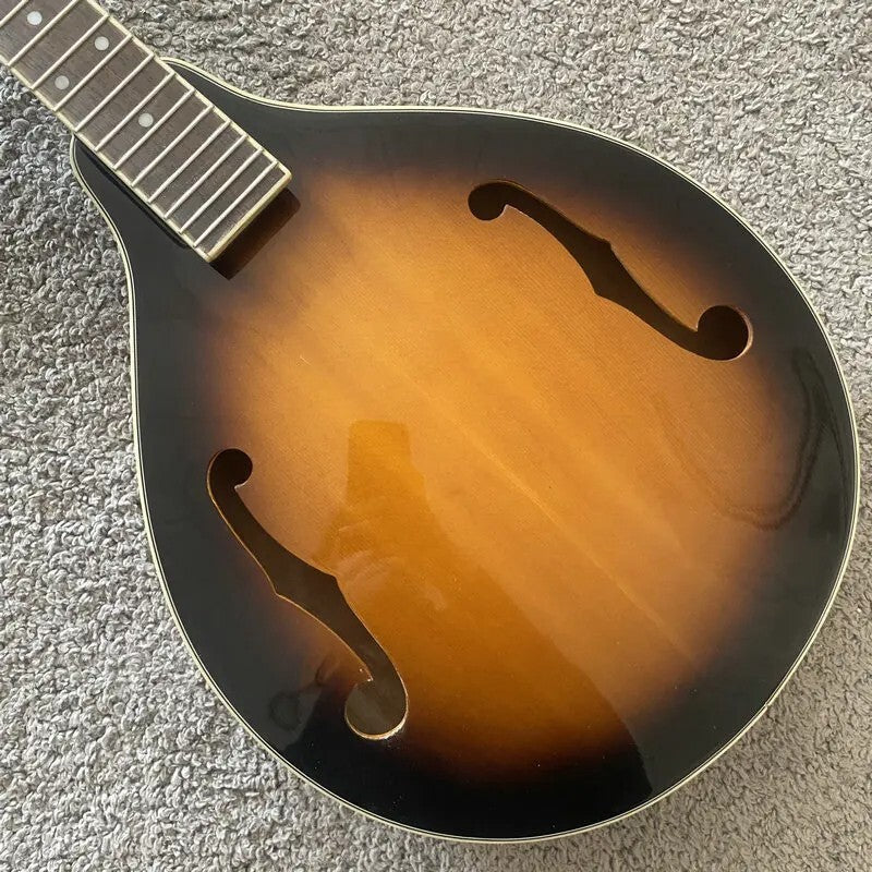 Tobacco Burst 8 String Mandolin Guitar, with Mahogany Neck, Rosewood Fingerboard