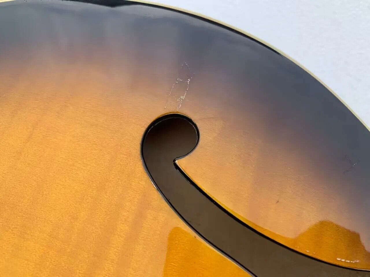 Semi Hollow Jazz Guitar Sunburst Body with Maple Neck DIY Project