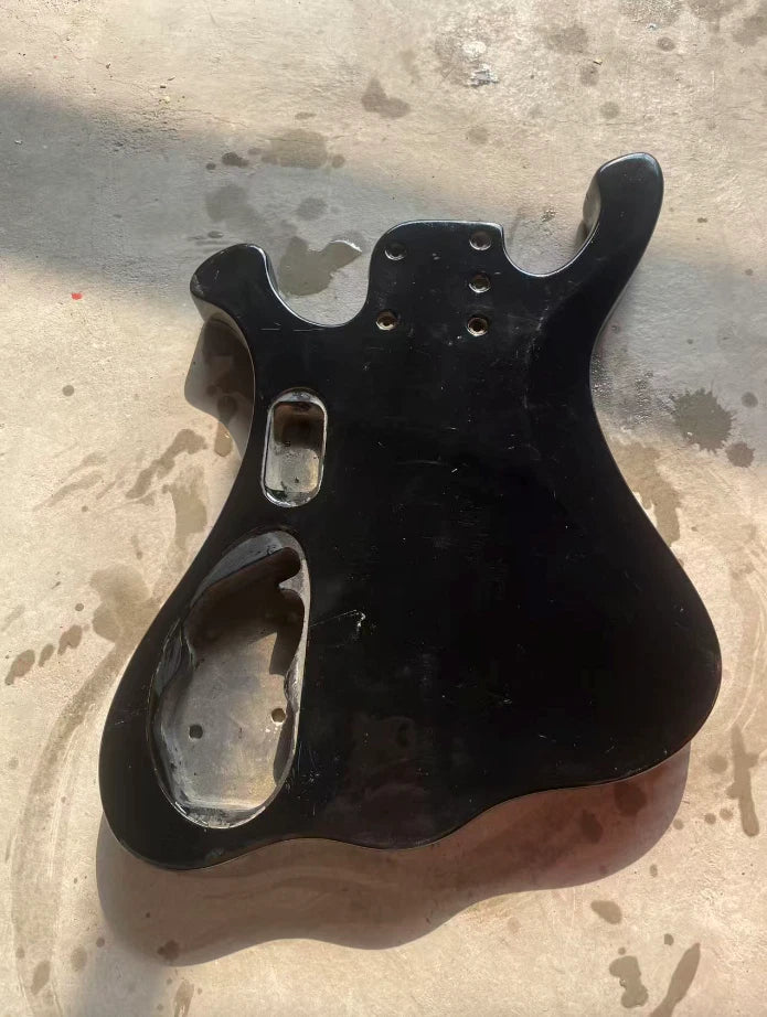 DIY Project Custom Bass Guitar Body Black