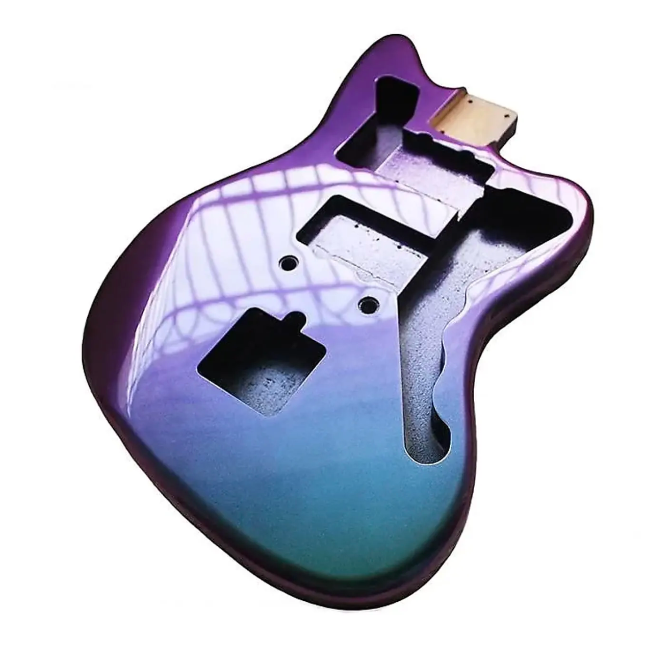 Alder Wood Guitar Body in Chameleon Green Finish Fit Jazzmaster Guitars
