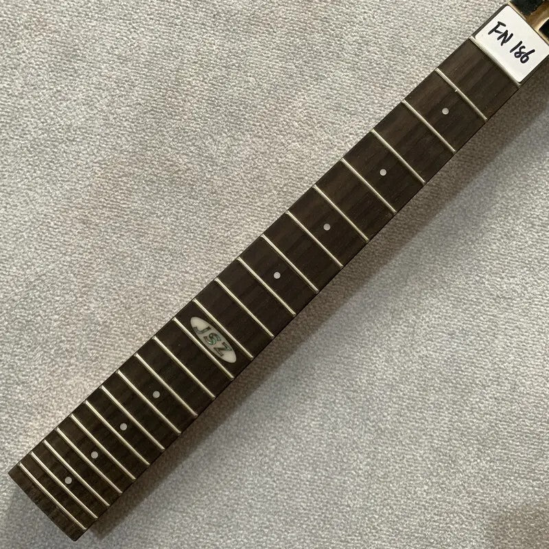 JSZ Maple Wood Black Guitar Neck, Rosewood 22 Frets Fingerboard