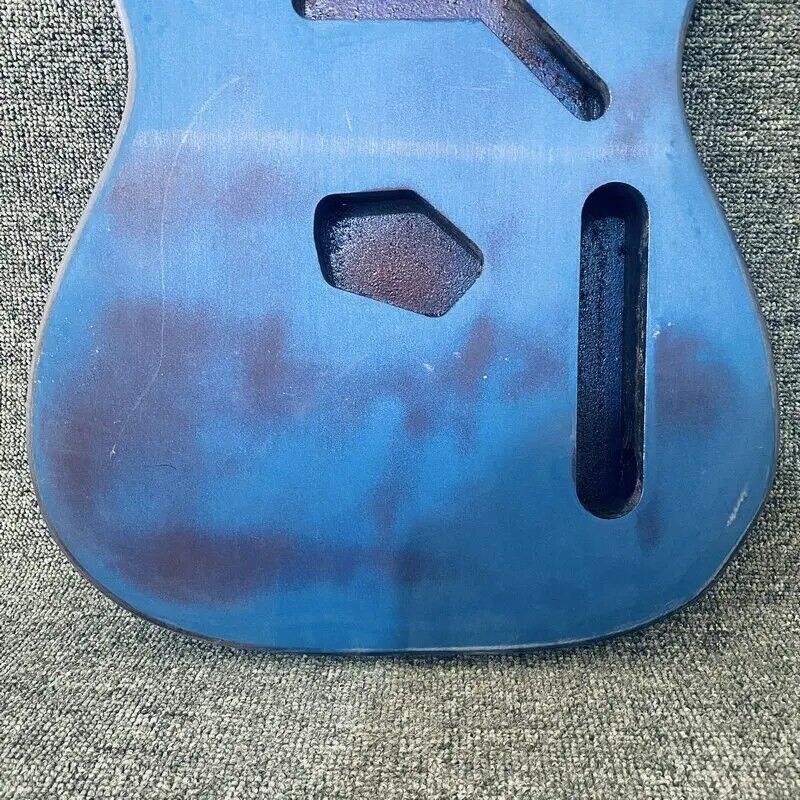 Blue Single Cut Guitar Basswood Body Fit Telecaster Tele