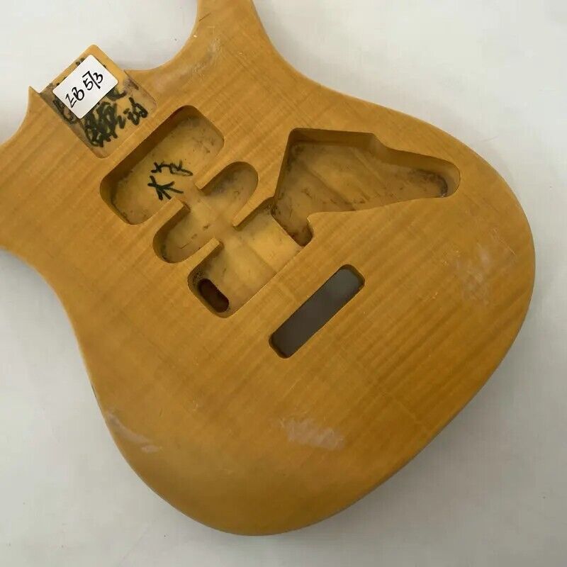 HSH Basswood Guitar Solid Body with Tiger Maple Top