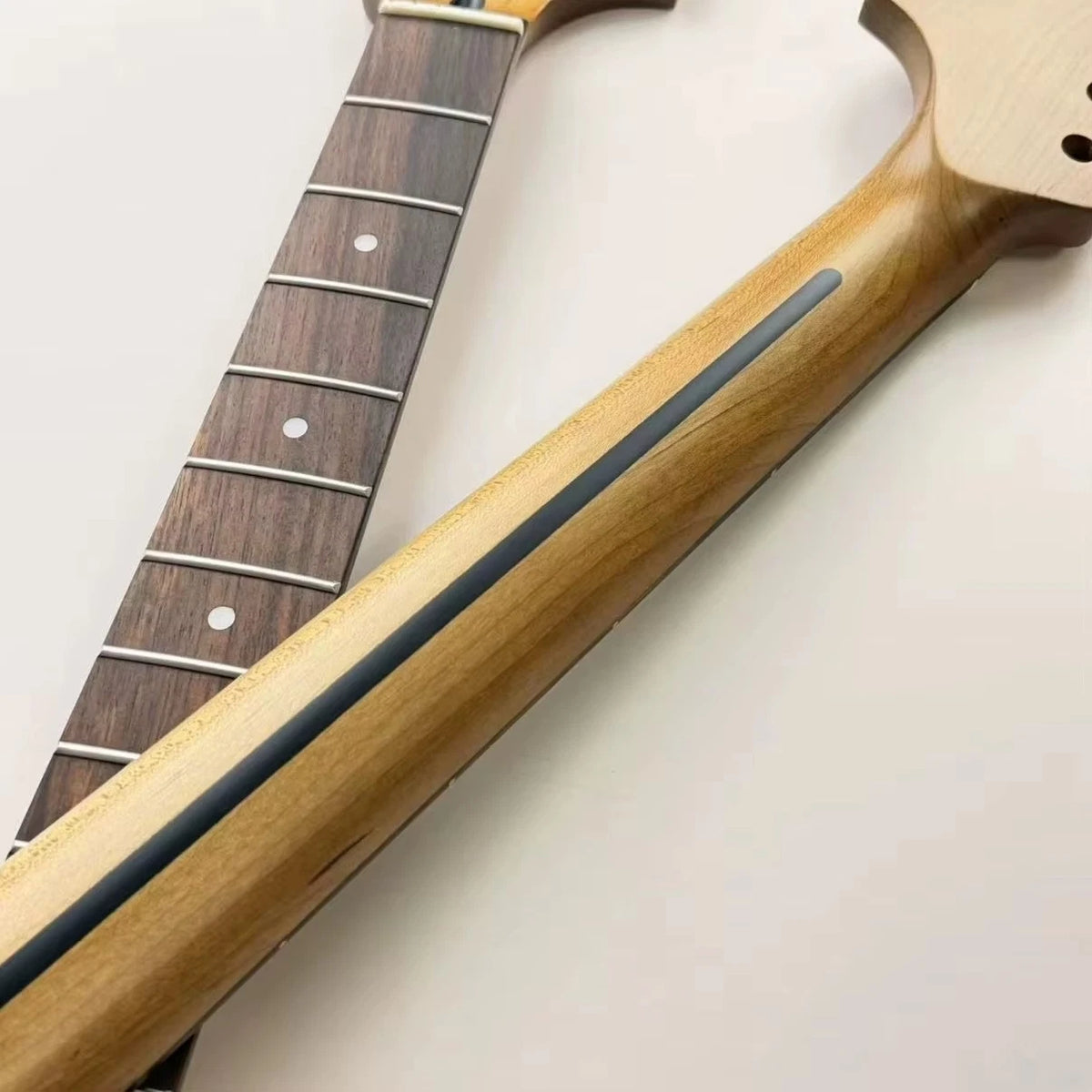 Roasted Maple Guitar Neck, Rosewood Fingerboard