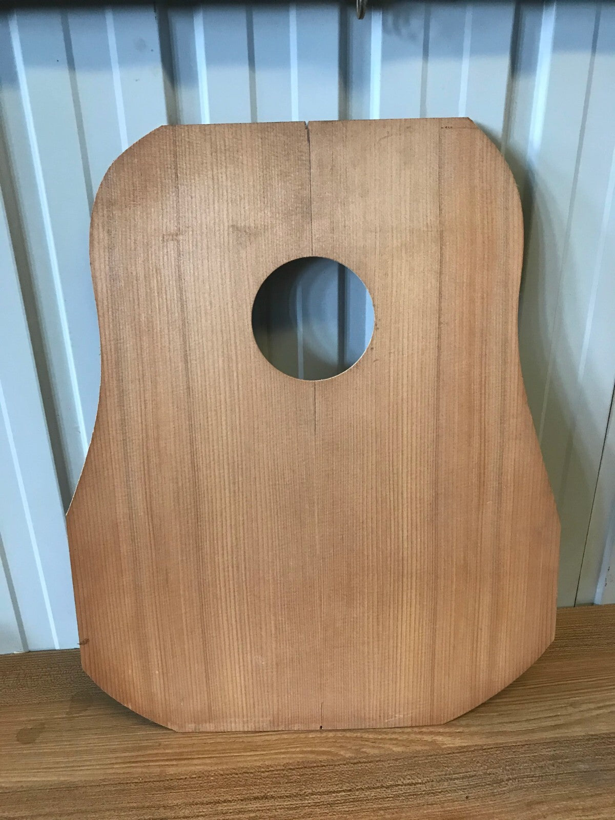 Spruce Plywood 41 Inch Acoustic Guitar Body Panel with Wooden Bracket