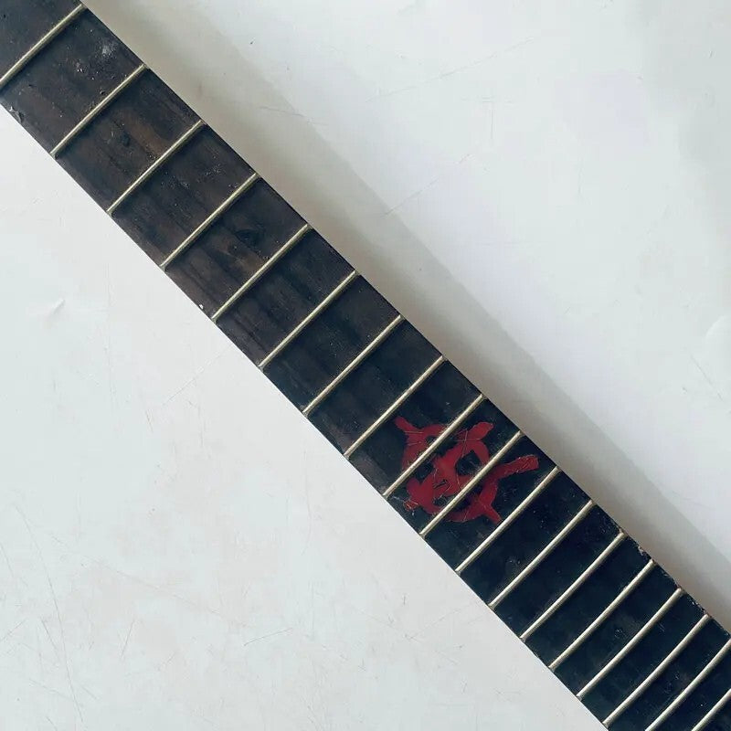 Black Maple Wood Guitar Neck, Rosewood 24 Frets Fingerboard DIY Project