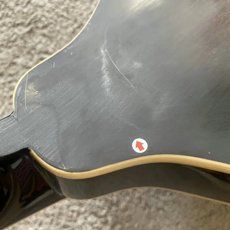 Sunburst 8 String Banjo Guitar, Maple Neck, Rosewood Fingerboard