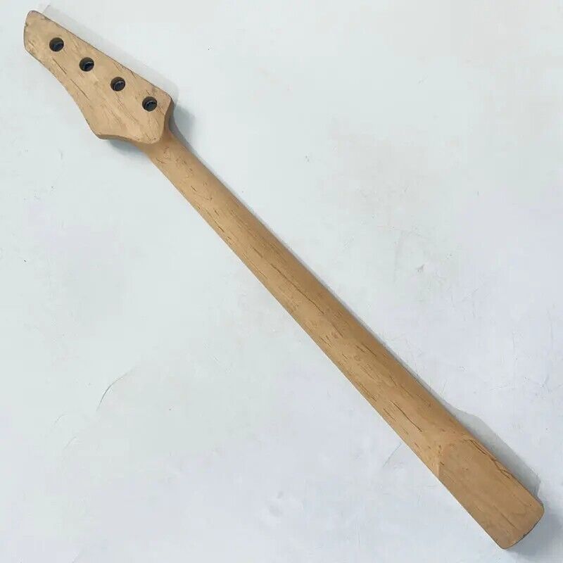 Fretless 4 String Electric Bass Maple Wood Neck DIY Project