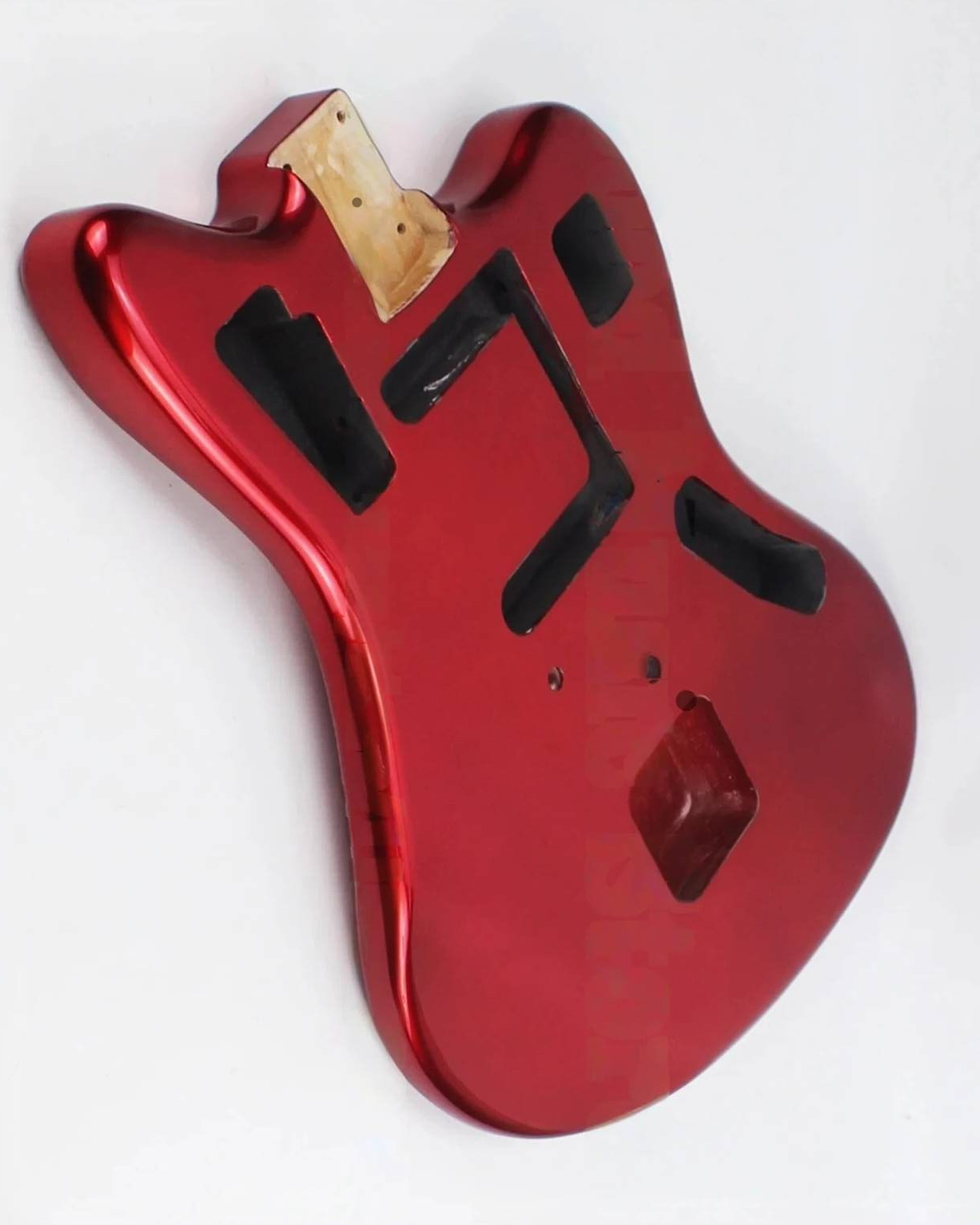 Metallic Red Alder Wood Guitar Body Fit Jaguar Guitars