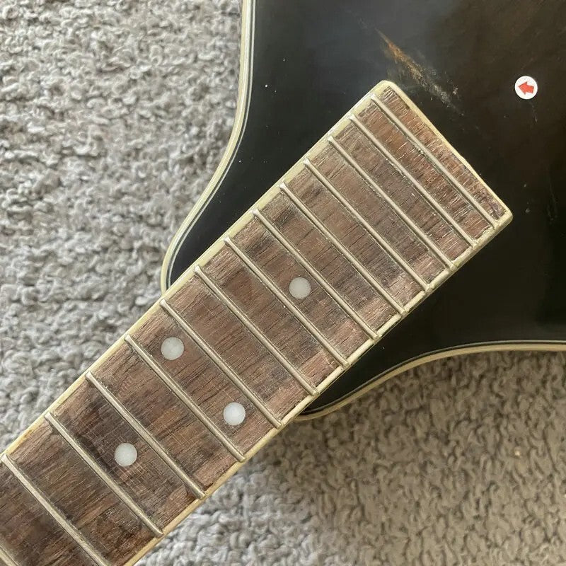 Sunburst 8 String Banjo Guitar, Maple Neck, Rosewood Fingerboard