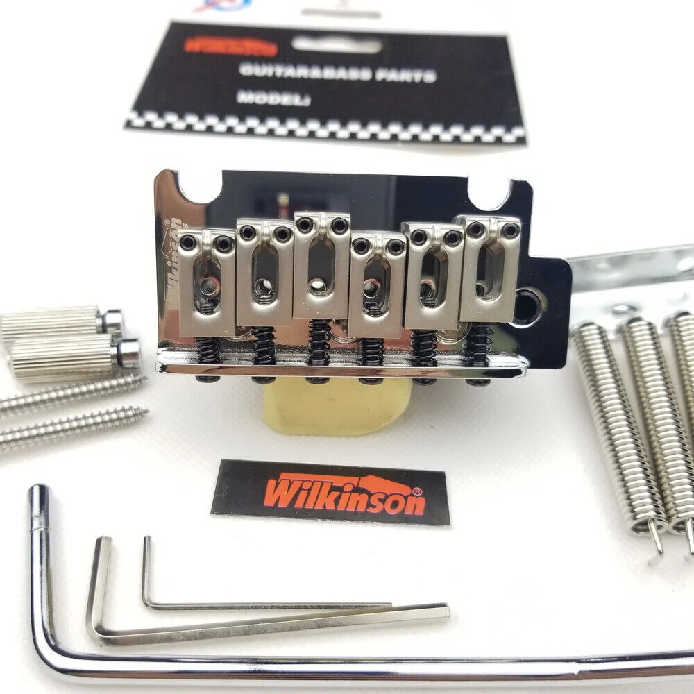 Wilkinson WOV06 2 rear point double swing guitar tremolo system bridge
