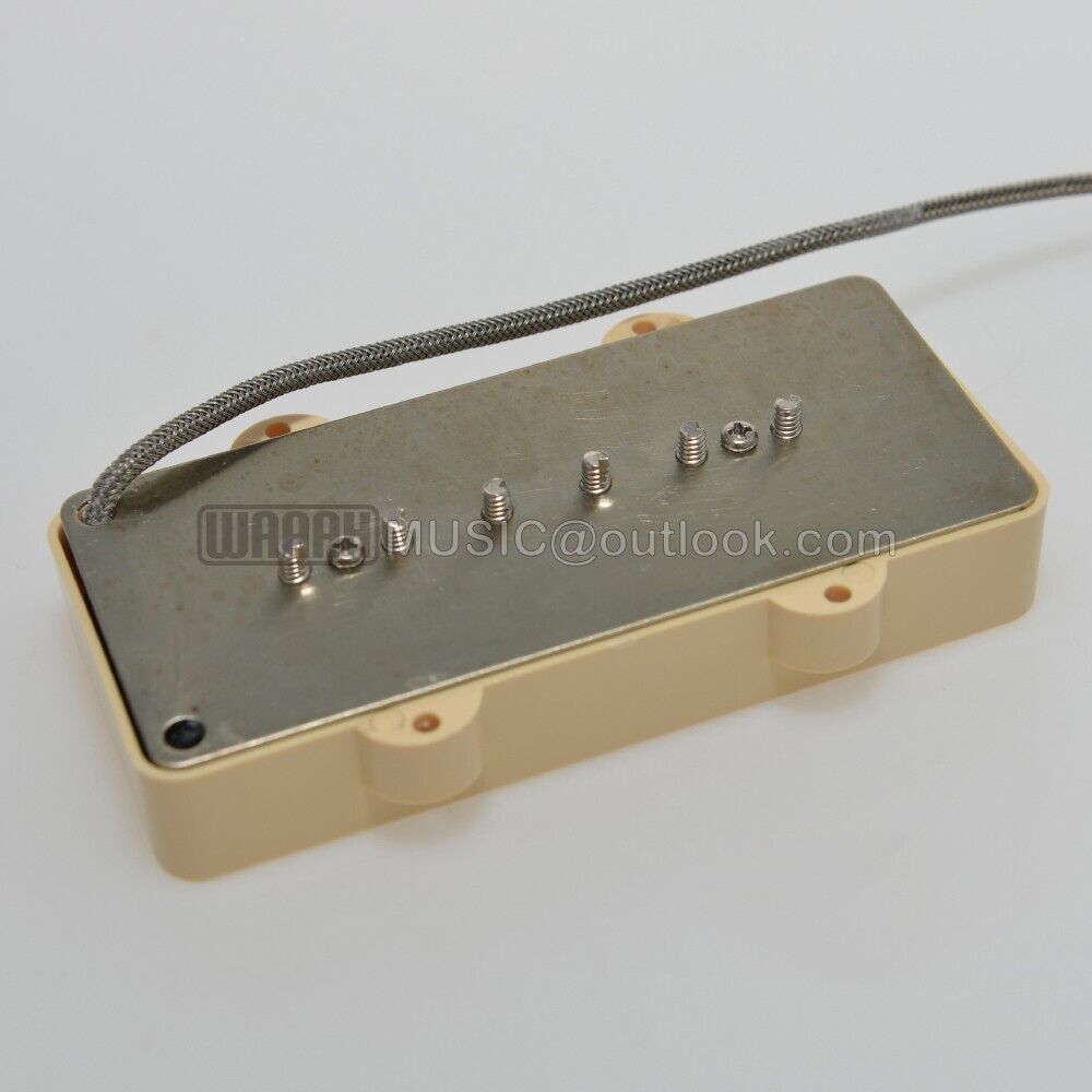 Alnico 5 Cream Guitar Soapbar Pickups Set For Fender Jazzmaster