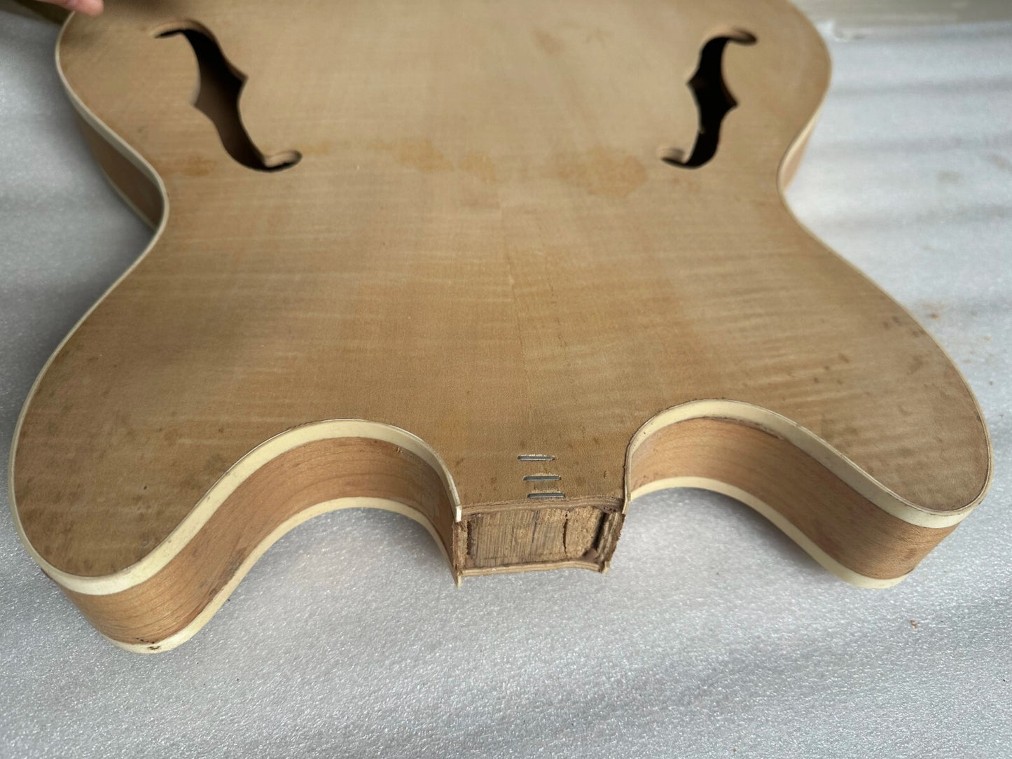 Tiger Maple Top Jazz Guitar Thin Body DIY Project
