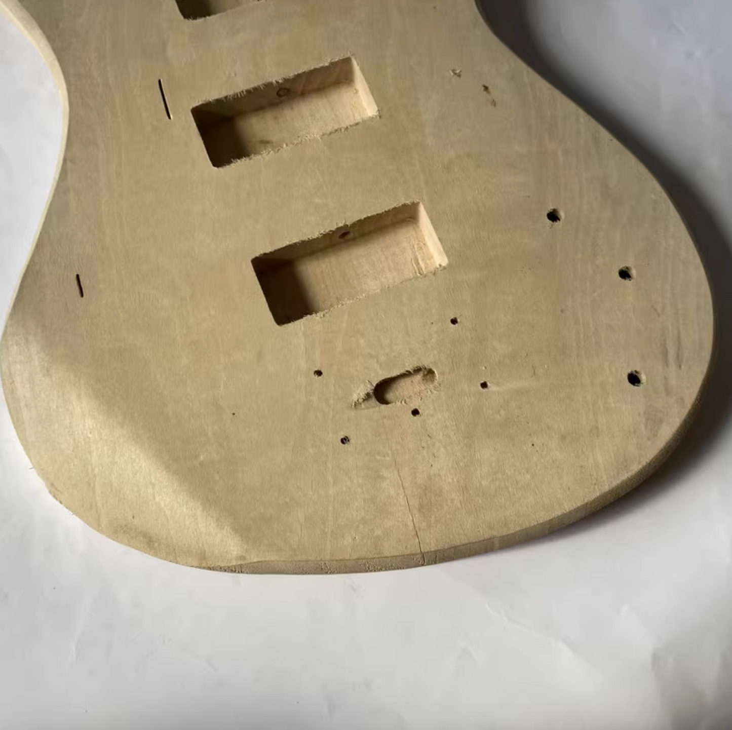 Basswood 4 String Electric Bass Guitar Body DIY Project