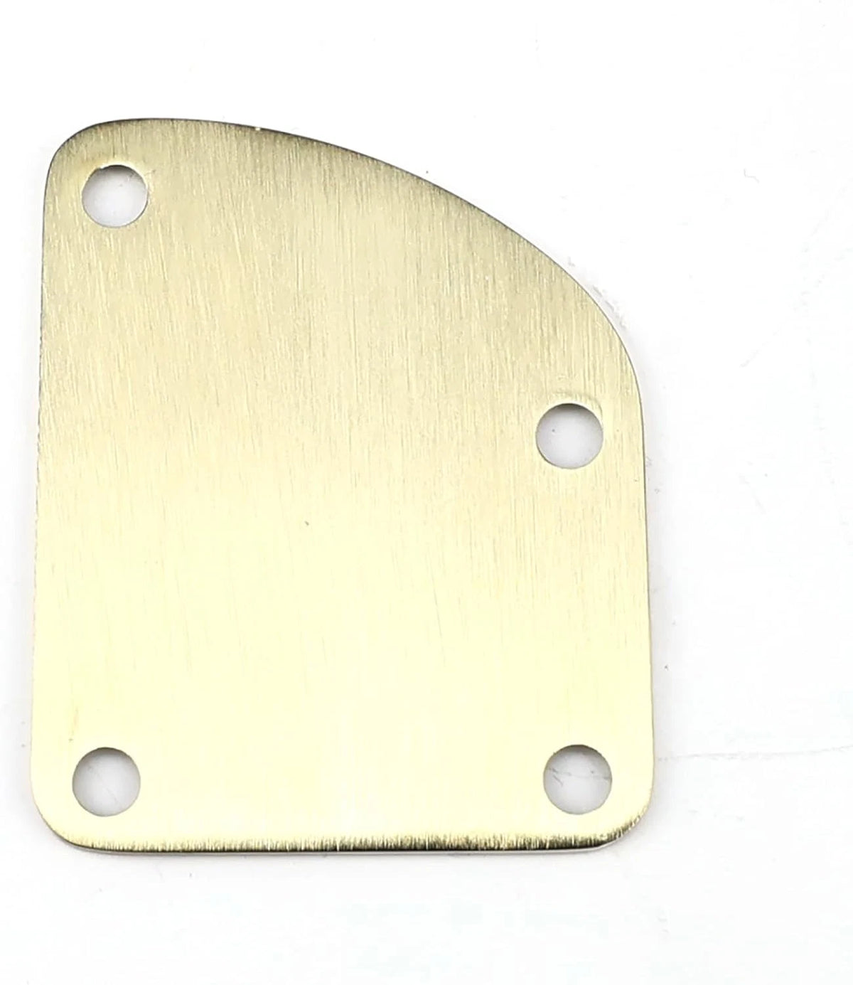 Stainless Steel Engraved Guitar and Bass Neck Plate Gold Fit Strat Tele
