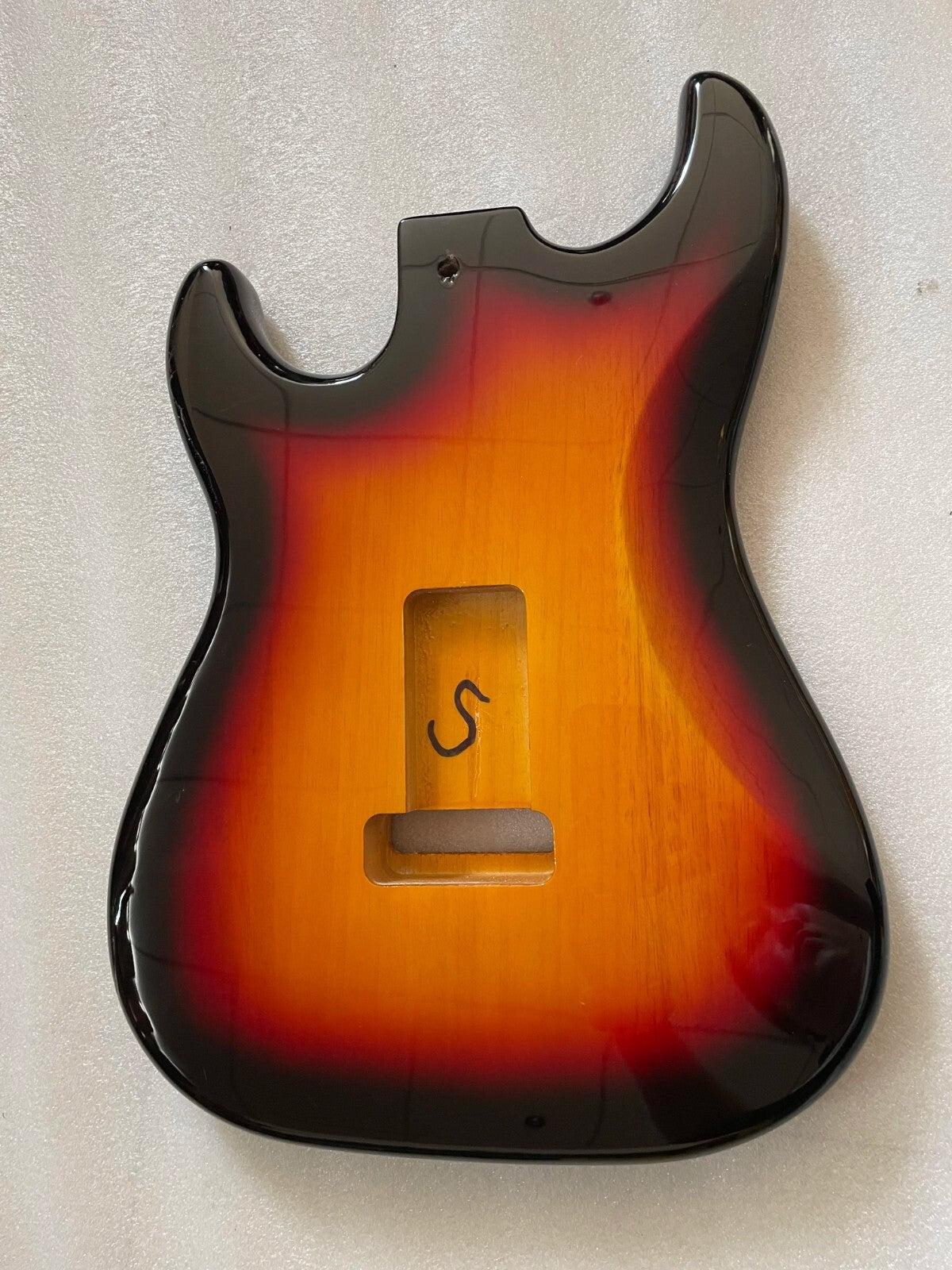 Poplar Wood Tobacco Burst Guitar Body Fit Stratocaster Strat