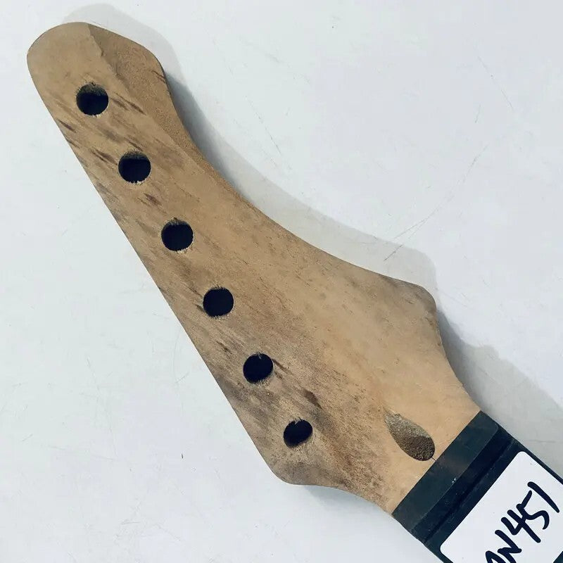 Custom Maple Wood DIY Project Guitar Neck, Rosewood 22 Frets Fingerboard