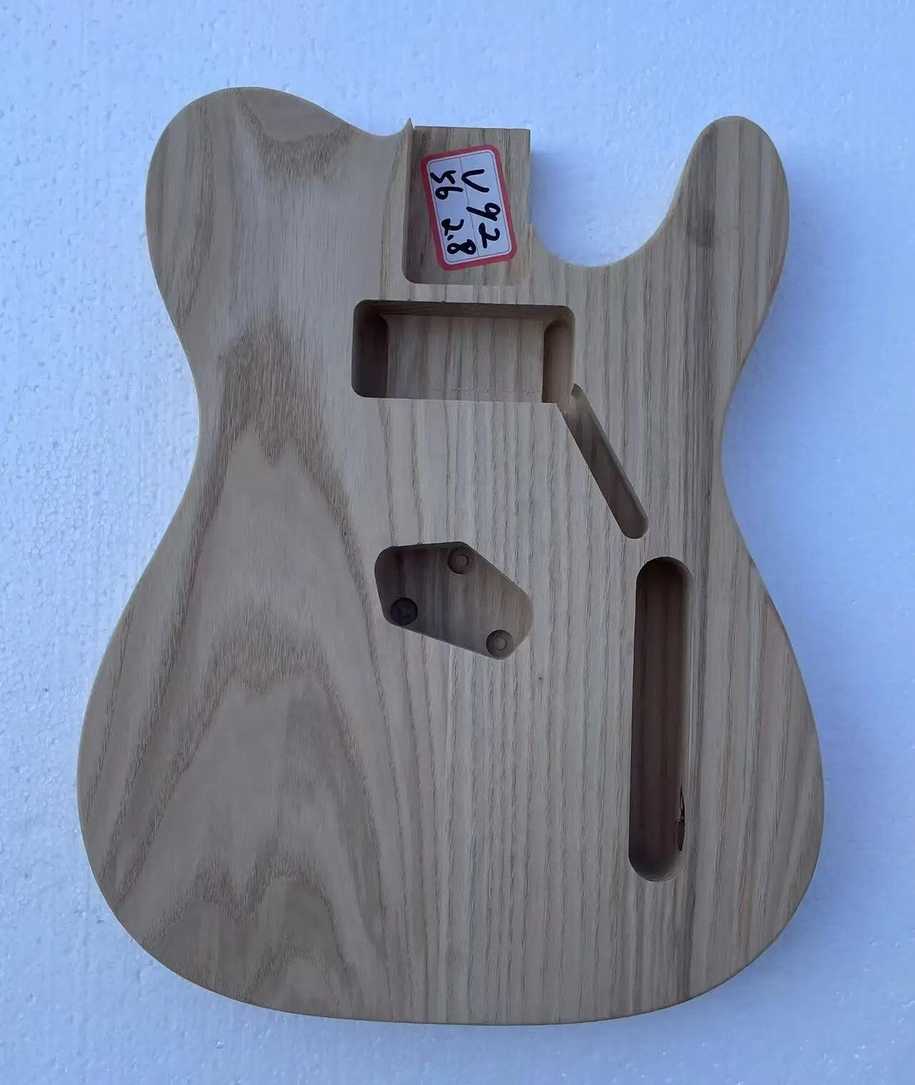 Unfinished Ash Wood Electric Guitar Body Fit Telecaster Tele
