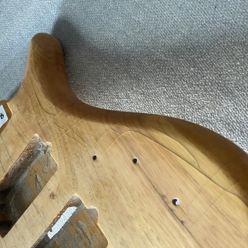 Maple Wood 4 String Electric Bass Neck, Mahogany Body DIY Project