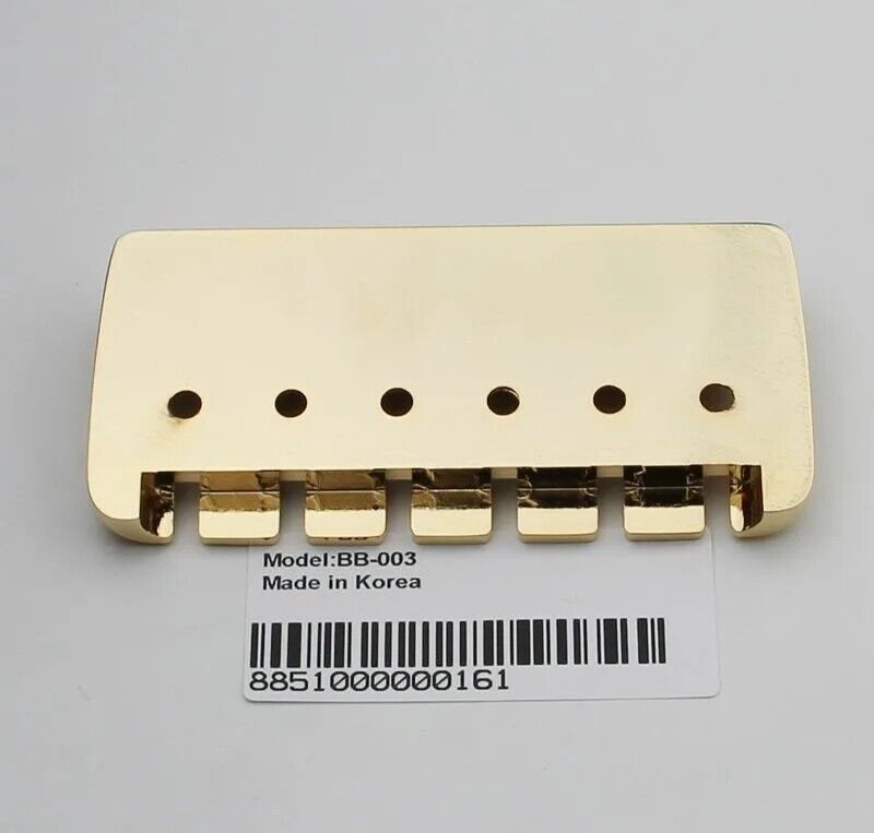 6 String Electric Bass Bridge in Gold Fit Schecter,Ibanez,Washburn,ESP LTD,Cort