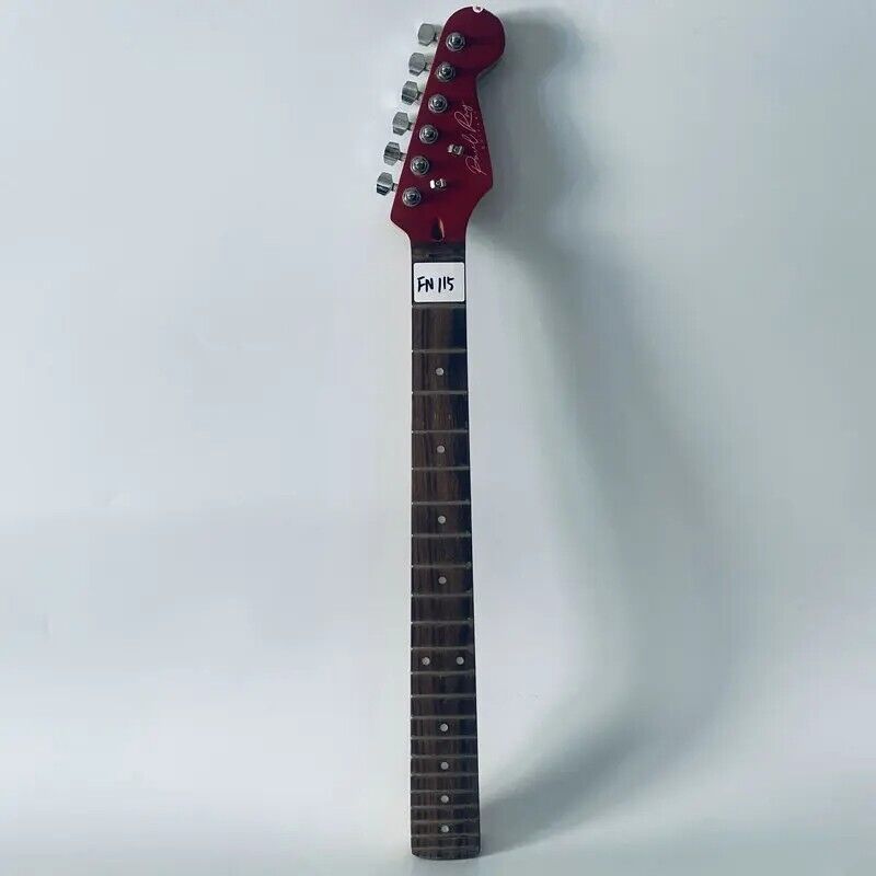 Red Electric Guitar Maple Wood Neck, Rosewood 22 Frets Fingerboard