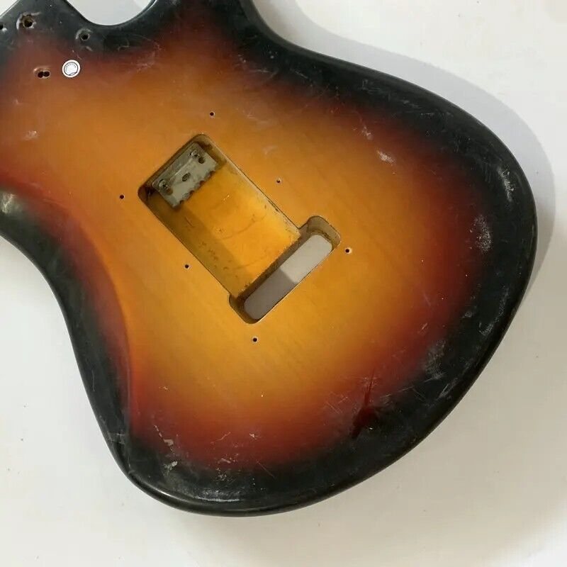 Sunburst Left Handed Basswood Guitar Body Fit Stratocaster Strat