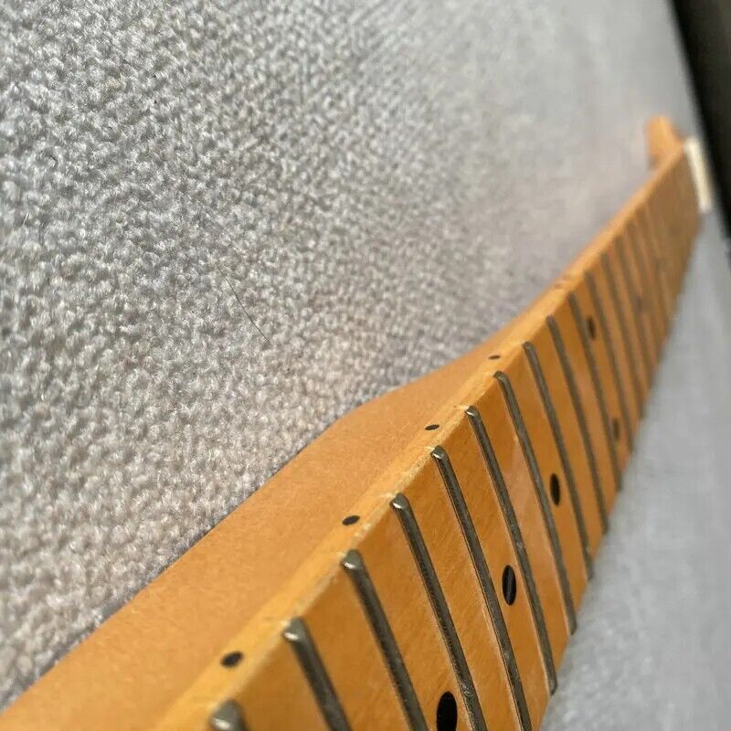 Harley Benton Maple Wood Electric Guitar Neck, 21 Frets Maple Fingerboard