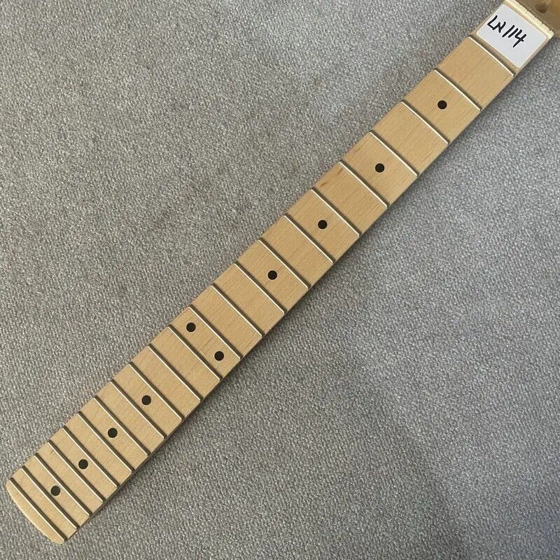 Lefty Maple Wood Guitar Neck, Maple 22 Frets Fretboard