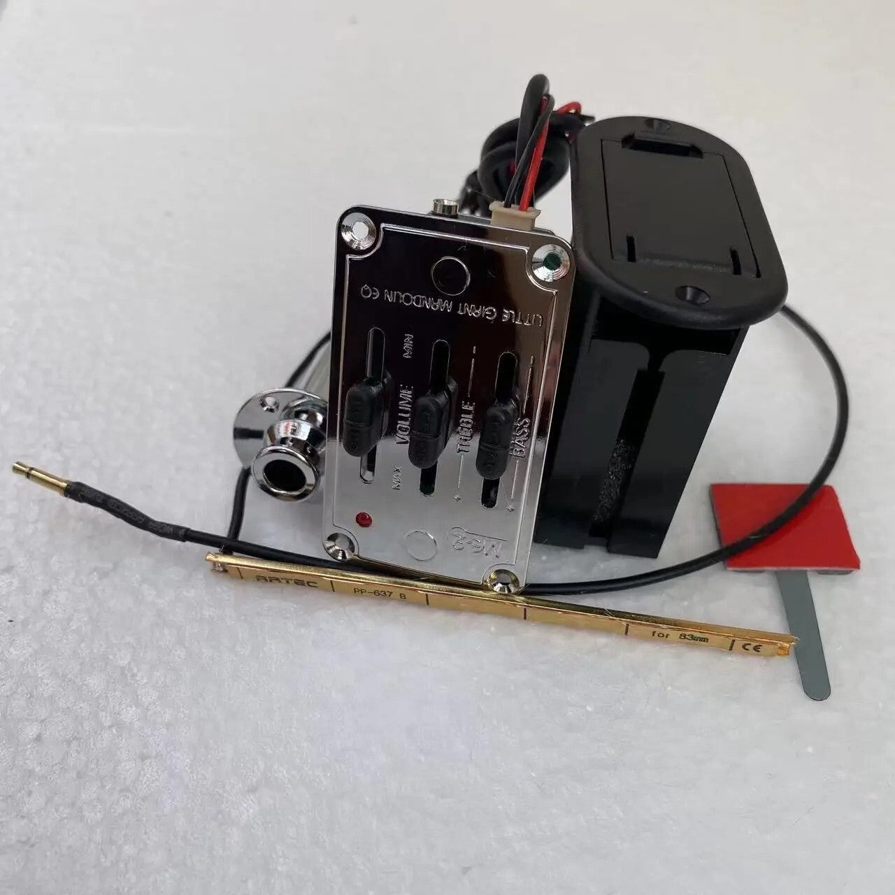 Artec 2 Band Slim Body Guitar/Mandolin EQ Equalizer with Saddle Pickup