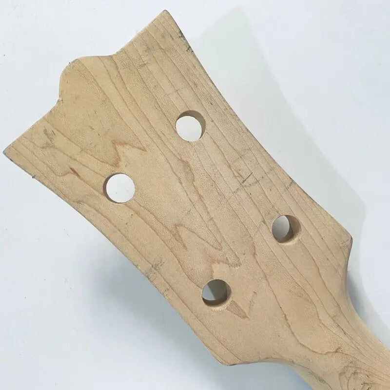 Mini 4 String Bass Maple Wood Set In Neck, Rosewood 19 Frets Fingerboard