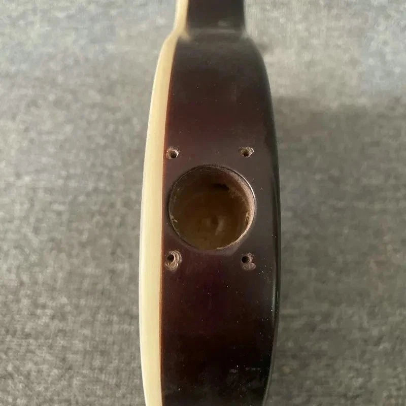 Veneer Tiger Maple Top Ukulele Bass 4 String Mahogany Body
