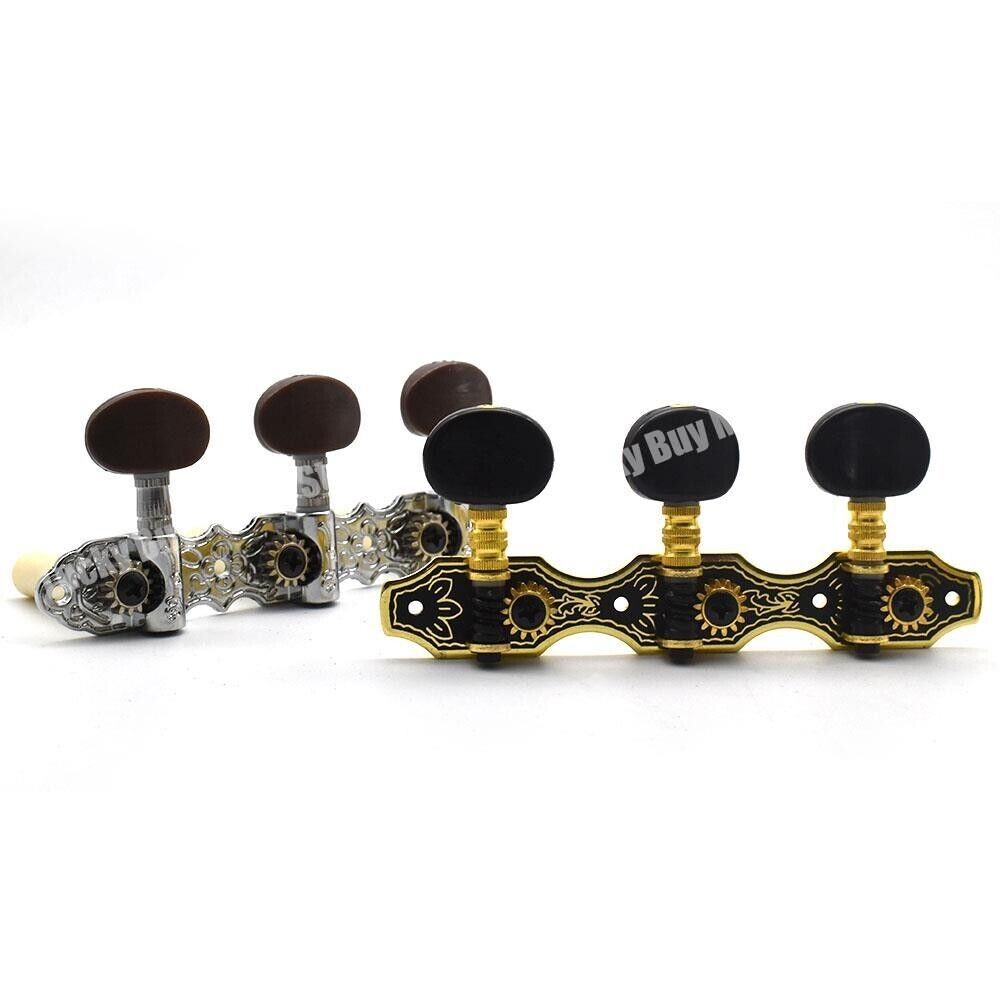 Gold 3R3L Classical Guitar Machine Heads Pegs For Stagg,Takamine,Ibanez,Lucero