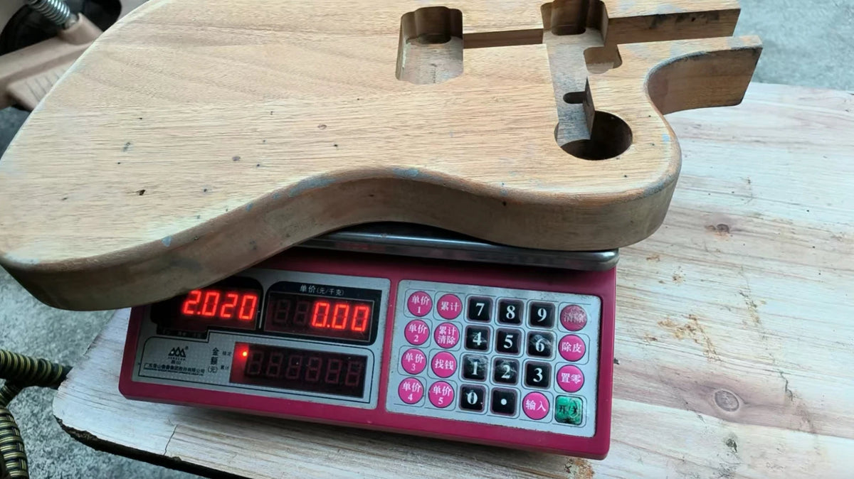 Mahogany Wood DIY Project Body Fit Jazzmaster