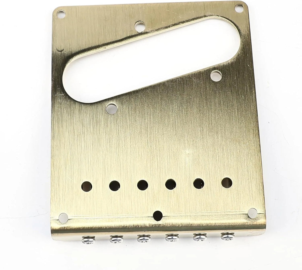 Gold Engraved Steel Guitar Bridge Fit Telecaster Tele