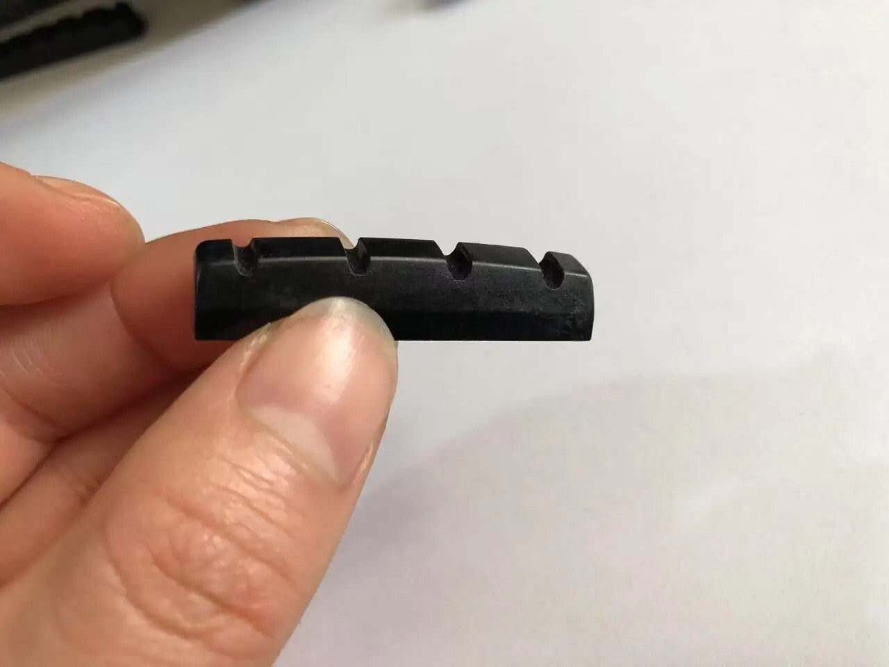 Black Slotted 4 String Electric Bass Nut 42MM Fit Schecter,Warwick,Ibanez,ESP