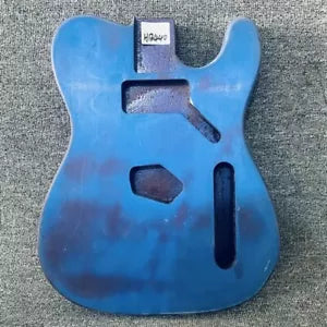 Blue Single Cut Guitar Basswood Body Fit Telecaster Tele
