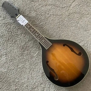 Tobacco Burst 8 String Mandolin Guitar, with Mahogany Neck, Rosewood Fingerboard