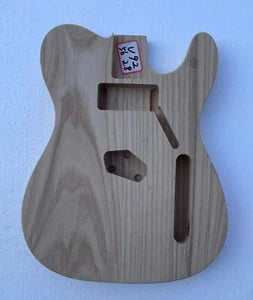 Unfinished Ash Wood Electric Guitar Body Fit Telecaster Tele