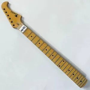 Eacle Yellow Custom Guitar Maple Wood Neck and Maple 22 Frets Fingerboard