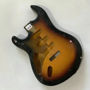 Sunburst Left Handed Basswood Guitar Body Fit Stratocaster Strat