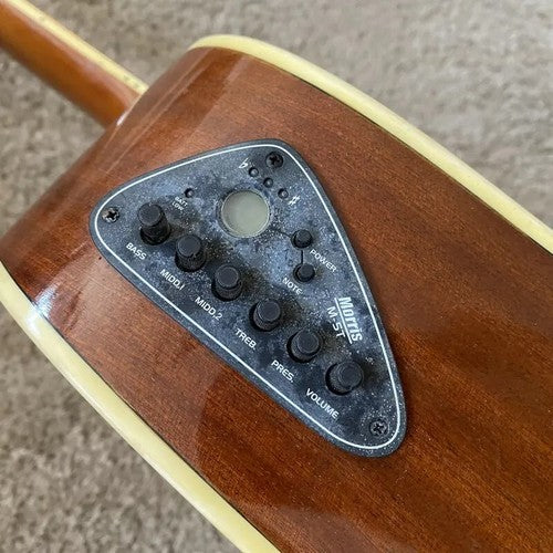 12 String Electric Acoustic Guitar Spruce Maple Plywood Body, with Neck