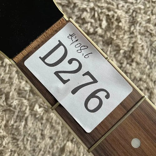 Matte Black 12 String Acoustic Guitar, Spruce and Mahogany Body, Maple Neck