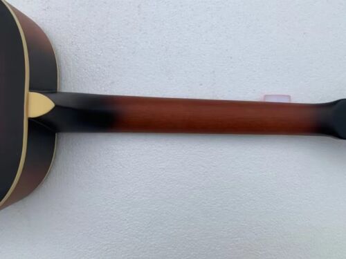 Sunburst Dobro Resonator Guitar DIY Project, Maple Neck, Rosewood Fingerboard